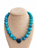 The Ocean Crush Heart Necklace