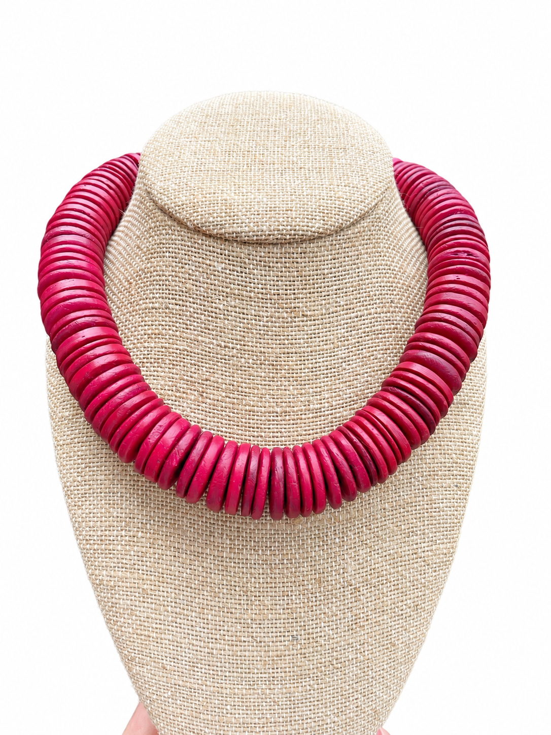 Berry Bliss Coconut Disc Necklace