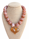 The Maple Honey Heart Necklace