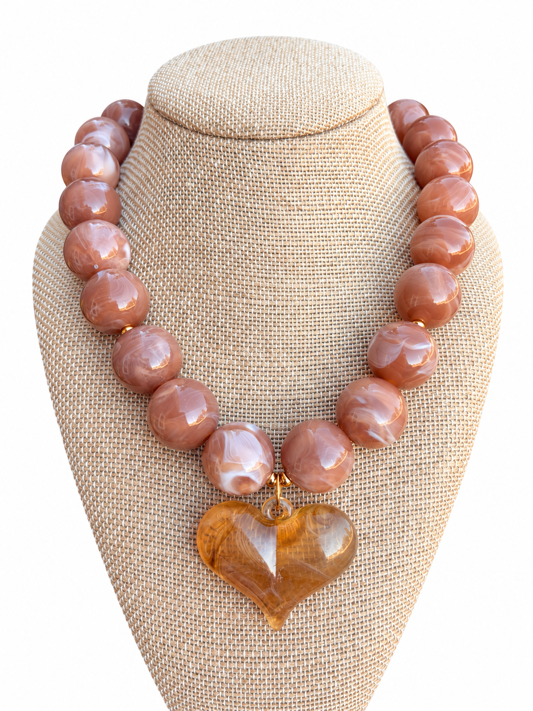 The Maple Honey Heart Necklace