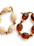 Marbled Glow Bracelet - Amber