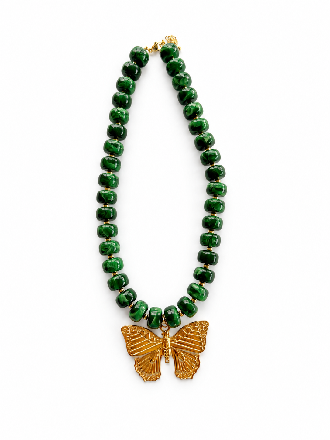 Evergreen Butterfly Necklace