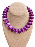 Plum Swirl Necklace