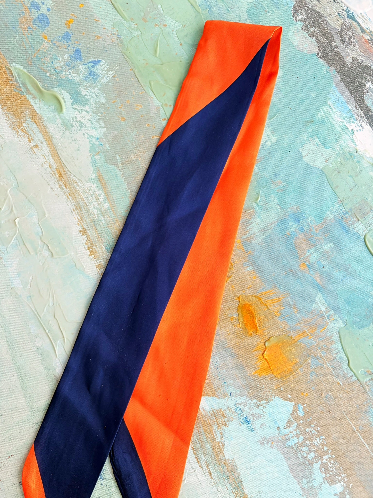 Orange & Blue Game Day Scarf – 34”