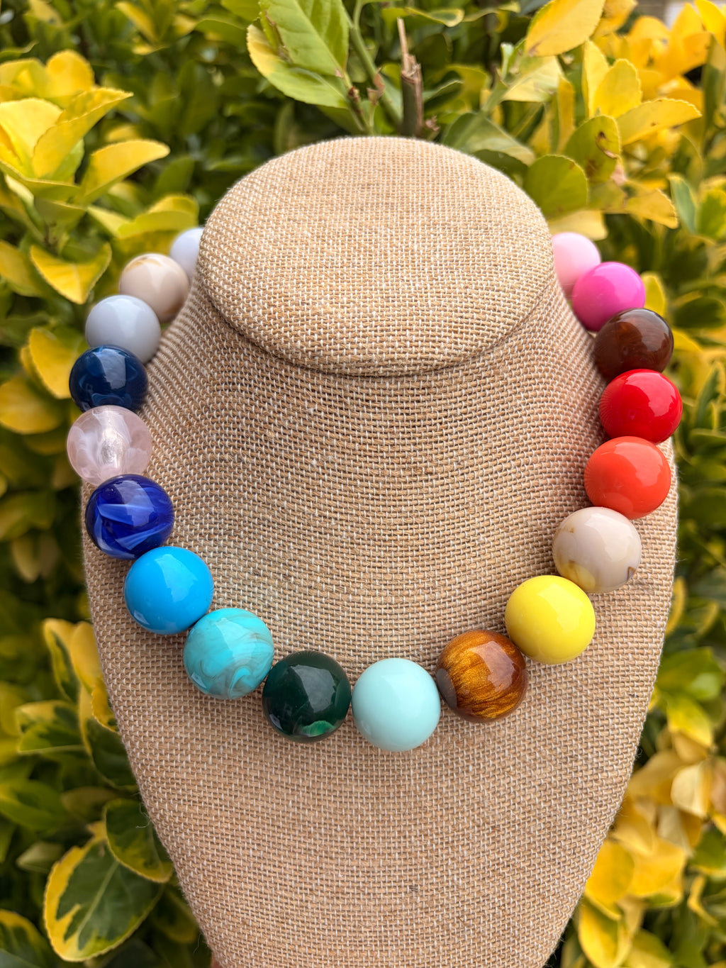 Rainbow Bauble Necklace