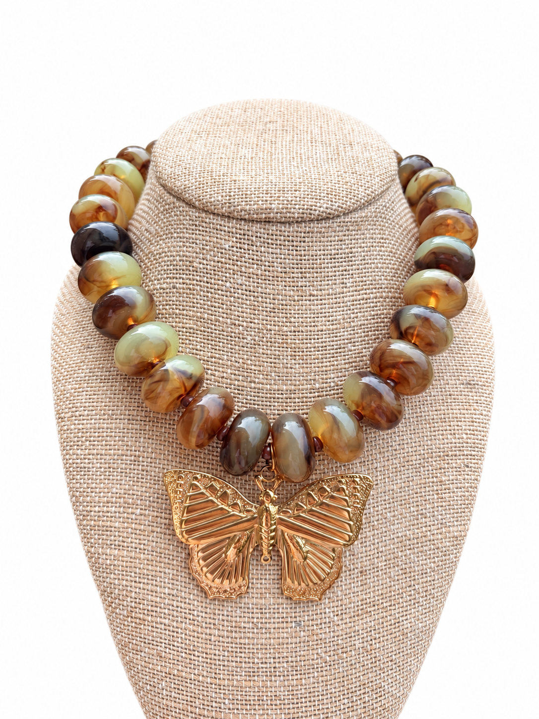Golden Hour Butterfly Necklace