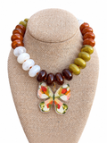 Rebecca x Kate Fall Butterfly Necklace – Harvest Mix