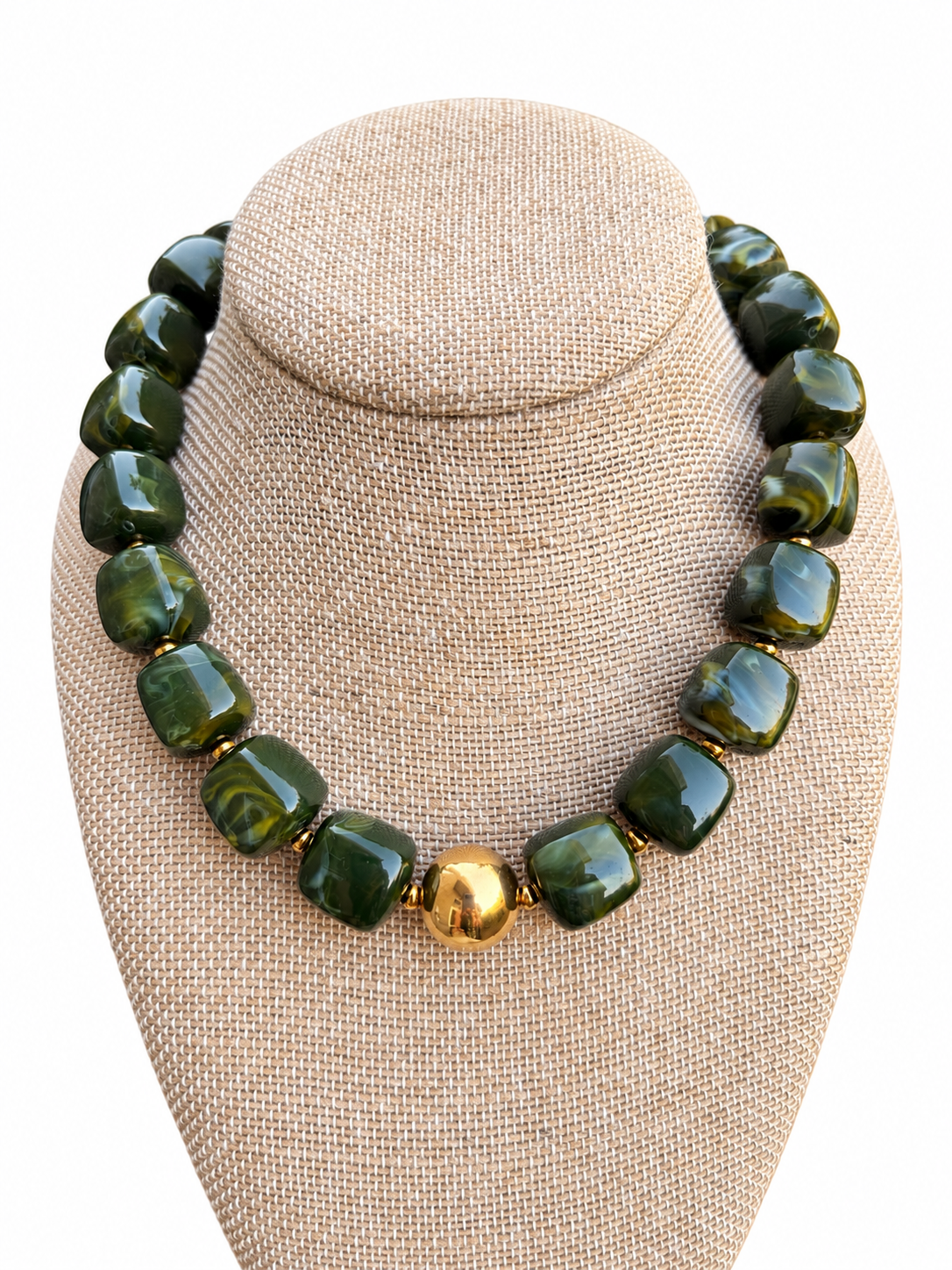The Olive & Gold Necklace