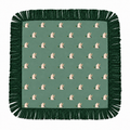 The Mallard Flight Fringe Scarf - Green Fringe. Preorder!