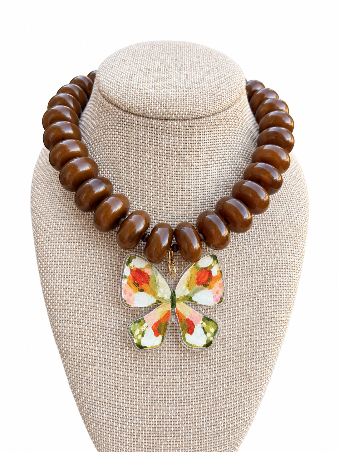 Rebecca x Kate Fall Butterfly Necklace – Cocoa