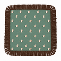 The Mallard Flight Fringe Scarf - Brown Fringe! Preorder!