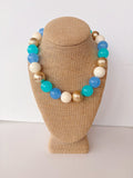 Cecilia Necklace - Blue Blend