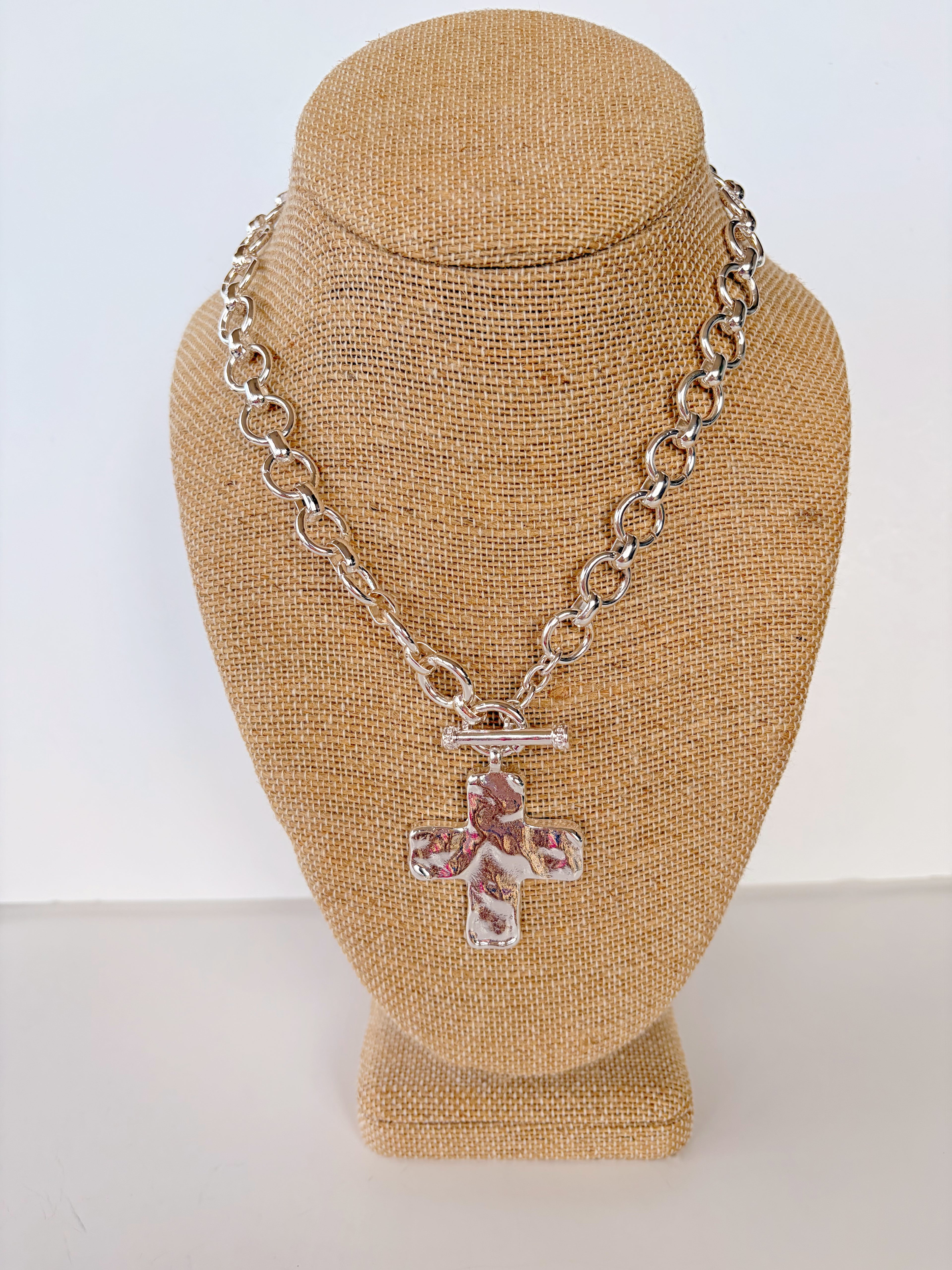 Silver Cross Necklace