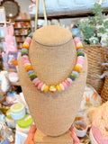 Pastel Rondelle Necklace